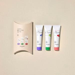 [스킨푸드] 베리 선크림 3종 키트 (45ml / 수분,생기,진정 각 15ml)