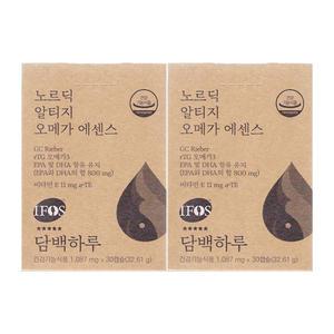 담백하루 노르딕 알티지 오메가3 에센스 1090mg x 30캡슐 2개 / 써클