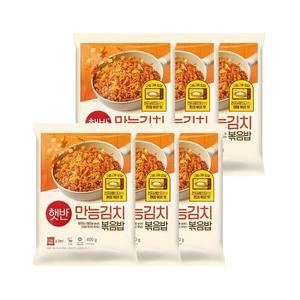 햇반 만능김치볶음밥 400g x6개
