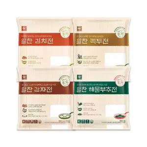 사옹원 해물부추전+녹두전+ 감자전+ 김치전 4종 4kg