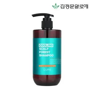 [김정문알로에] 큐어 쿨링 스칼프 포레스트 샴푸 400ml