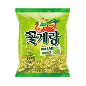 [박스]크라운(빙그레) 꽃게랑와사비 70g 16입(1박스)