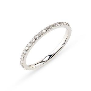 14k 모던 랩 다이아몬드 이터니티 반지_1.4mm