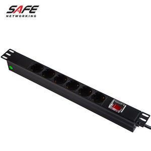 서버랙 허브랙 4000W 6구 PDU 2M 고용량 멀티탭