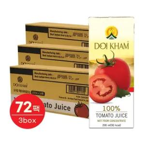 100  착즙 토마토 주스  200ml x 72팩)