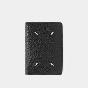 마르지엘라 25FW 스티치 넘버링 그레인레더 폴드 남성 카드지갑 SA1VX0011 P4455