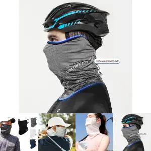 (블랙) 햇빛 자외선차단 바이크 자전거 마스크/얼굴/가리개/골프/스포츠/페이스/여성/골프용/낚시