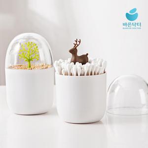 면봉 케이스 정리함 면봉통 이쑤시개 정리 수납함 보관함