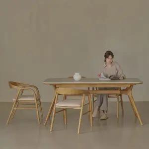 노아 원목 세라믹식탁 1600 세트 (식탁+의자4)