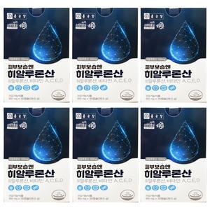 종근당건강 피부보습엔 히알루론산 950mg x 30캡슐 6박스 6개월분 (HI)