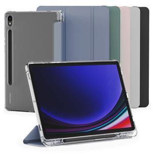 전기종/갤럭시탭보호력좋은 범퍼 펜슬 수납 투명 커버 거치대 케이스_S6/S7/S8/S9/S10/FE/플러스/울트라 -