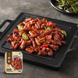 [푸딩팩토리] 싱글팩토리 참숯 직화 곱창 200g 돼지곱창볶음 야식 캠핑요리 소주안주 양념곱창