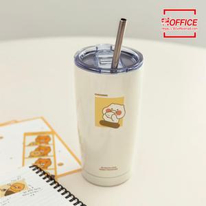 카카오프렌즈 춘식이 빨대 스텐 텀블러