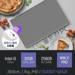 ⓒ LG 울트라PC 15UD50T-GX5JK i5-1334U 32GB 256GB WIN11 / 가성비 좋은 초경량 15인치 노트북