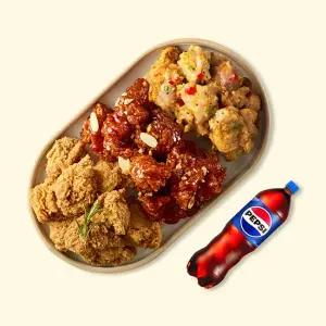 자담치킨 3반순살치킨세트(맵슐랭마일드)+콜라1.25L
