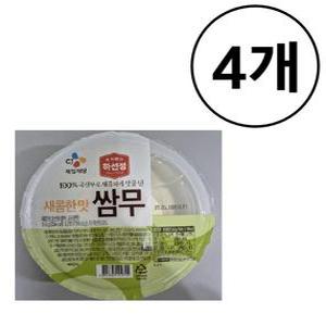 CJ 하선정 새콤쌈무 350g X 4개