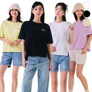 (체이스컬트) 밑단 디테일 CROP 반팔 T-SHIRT/4Color