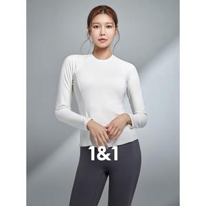 국내매장판 뮬라웨어 여성 요가복 상의 필라테스복 소프트 웜 롱슬리브 2장 AWN 트레이닝복