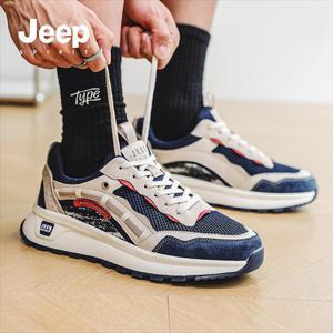 JEEP 남성 신모델 사계절 통기성 메쉬 운동화