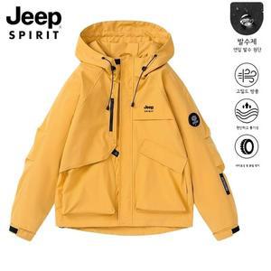 JEEP 남녀공용 아웃도어 후드 바람막이