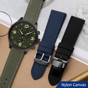 18mm 19mm 20mm 21mm 22mm 23mm 24mm 나일론 캔버스 시계 밴드 유니버설 팔찌 남성용 여성용 스포츠 시계