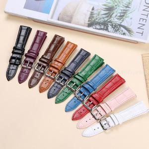 남녀공용 탑 소가죽 시계 스트랩, 소프트 시계 밴드, 교체 손목 벨트, 10mm, 12mm, 13mm, 14mm, 15mm, 16mm, 17mm, 18mm, 19mm, 20mm, 21mm, 22mm, 23mm, 24mm 팔찌