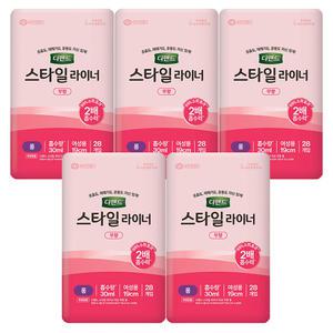 디펜드 스타일 라이너 무향 롱 라이너 28매 x5개