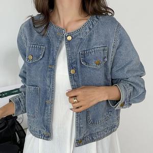 노카라 포켓 데님 청자켓 TS810