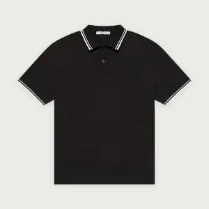 행텐 데일리 피케 폴로 티셔츠블랙caCA