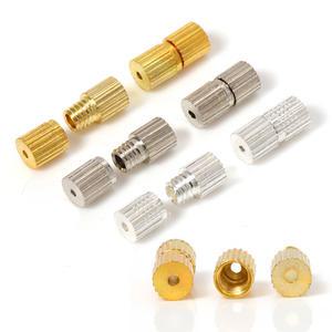 쥬얼리 버클 1MM 코드 와이어 스트링 목걸이 팔찌 스크류 커넥터 DIY 제작 액세서리 50