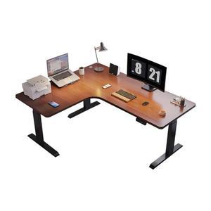코너 PC테이블 블랙+블랙(왼쪽)180X80X74CM 자형 ㄱ자모션데스크 학생 ㄱ자