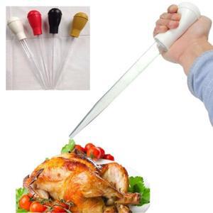 BBQ 도구 고무 헤드 플라스틱 피펫 펌프 파이프 드로퍼  오일 튜브  아쿠아리움 어항 청소  치킨 터키 고기