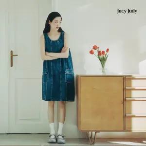 슬리브리스데님원피스 JZOP321H