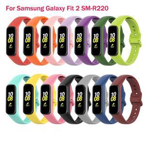갤럭시 핏 2 스트랩 실리콘 스포츠 시계 밴드 Fit2 R220 스마트 액세서리
