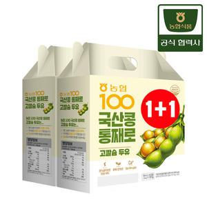 농협식품 농협 100 국산콩 통째로 고칼슘 두유 190mlx32입 (16입X2박스)