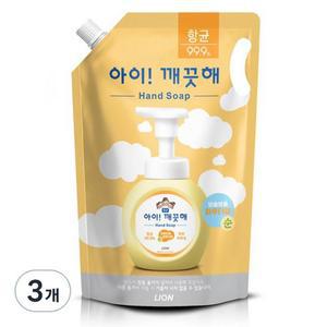 아이깨끗해 폼 핸드솝 보송보송 파우더향 순 리필 1.8L 3개
