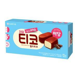 [슈팅냉동] 롯데웰푸드 티코 밀크초코 저당 510ml, 2개