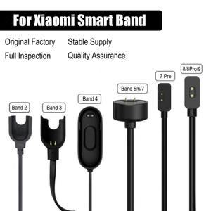 Xiaomi 스마트 밴드 용 충전 케이블 9 8Pro 8 Active 7 6 NFC 5 Mi 4 3 2 팔찌 USB 도크 마그네틱