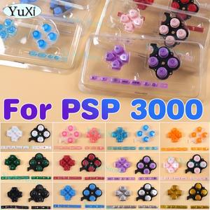 PSP 3000 용 양방향 버튼 D-패드 홈 선택 시작 방향 PSP3000 게임 콘솔 교체 부품 볼륨 키
