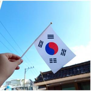축제 학예회 고급 미니 태극기 깃발 1p축구 응원 체육 대회 장기자랑 파티 운동회 개인기 이벤트 소품