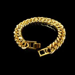 써지컬 트루체인 남자 남성 압축 특수 도금 팔찌 18k