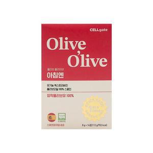 올리브 올라이브 아침엔 유기농 엑스트라버진 올리브 100% 스페인 8g x 14포 x 1박스