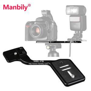 Manbily MBL FB 카메라 플래시 브래킷 DSLR LED 라이트 스탠드 마이크 용 14 나사가있는 확장 마운트 삼각