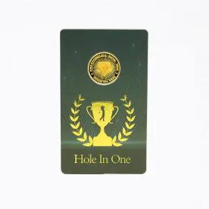 한국공인금거래소 24k 순금 골프 골드 코인 1.875g 반돈 이글 홀인원 싱글 기념