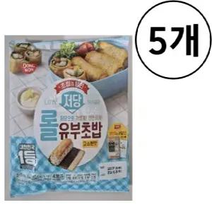 동원 저당 롤유부초밥 254g x5개