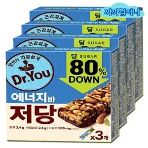 닥터유 에너지바 저당3팩 150g x 4팩