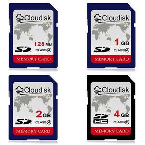 Cloudisk SD 카드 클래스 6 4GB 세계 지도 4 카메라용 2GB 1GB 128MB 메모리