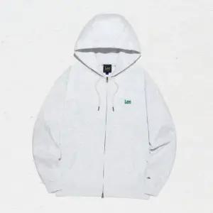매장정품 리 LEE 스몰 트위치 로고 후드 집업 라이트 그레이 LE2501HZ01LG 327340