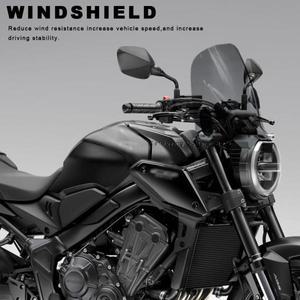 ABS 앞유리 바이저 더블 버블 스크린 CB650R CB R 오토바이