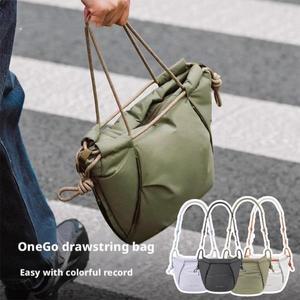 하이 엔드 OneGo 로프 스트랩 가방 마이크로 크로스 바디 백 싱글 숄더 사진 소니 캐논 카메라 적합 내부
